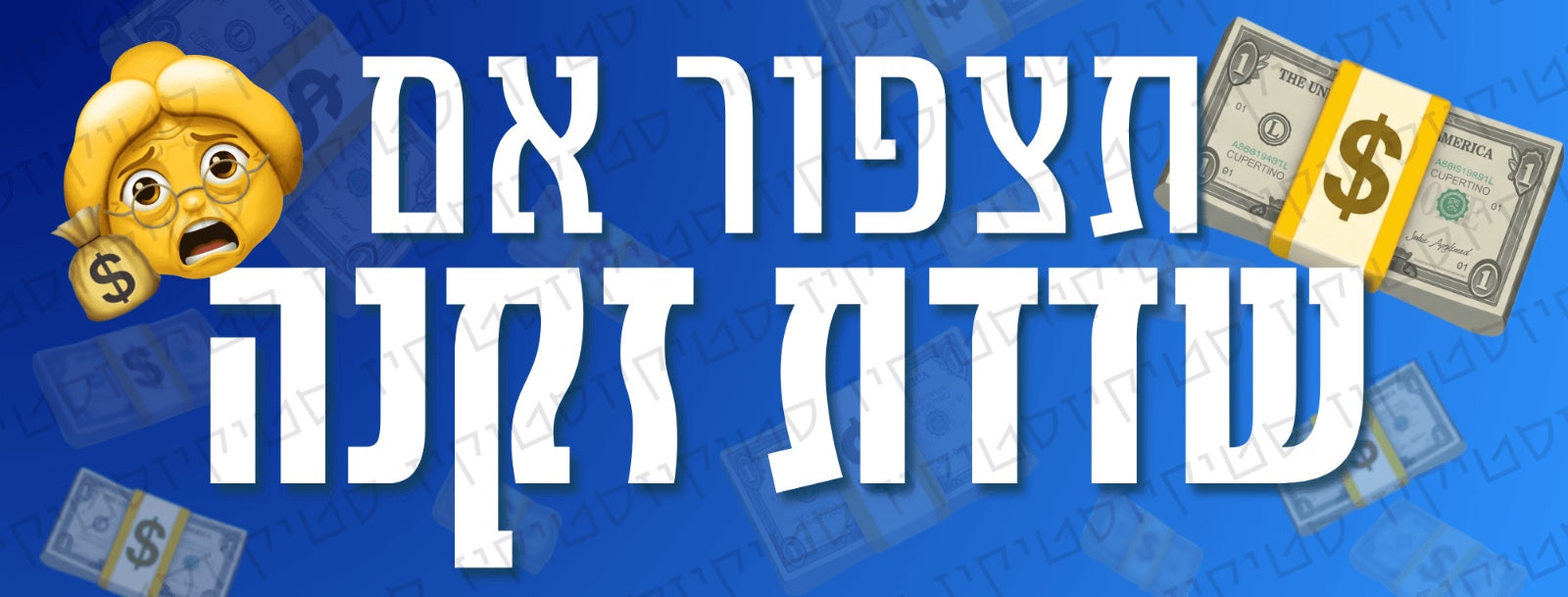סטיקר תצפור אם שדדת זקנה